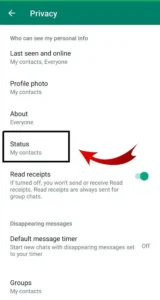 Whatsapp Status Hide Kaise Kare